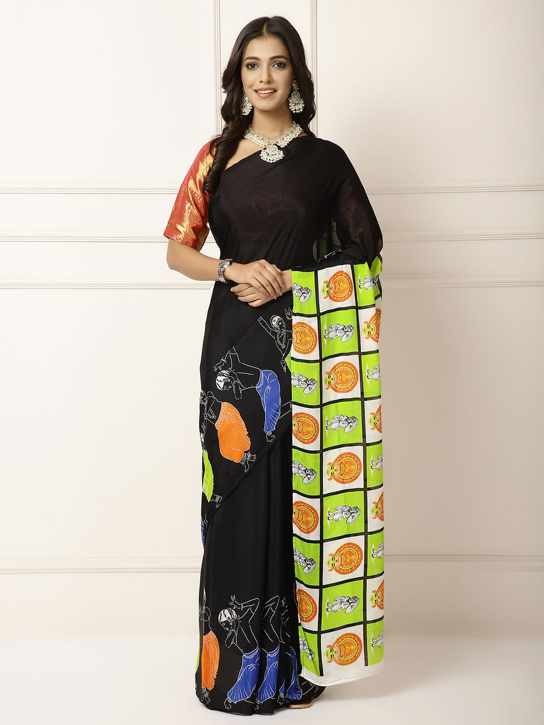 Dances of India Saree