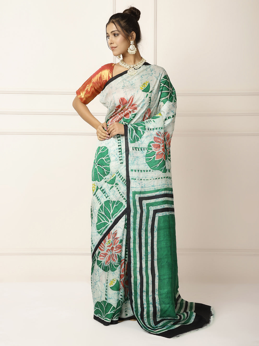 Pure Silk Designer Batik