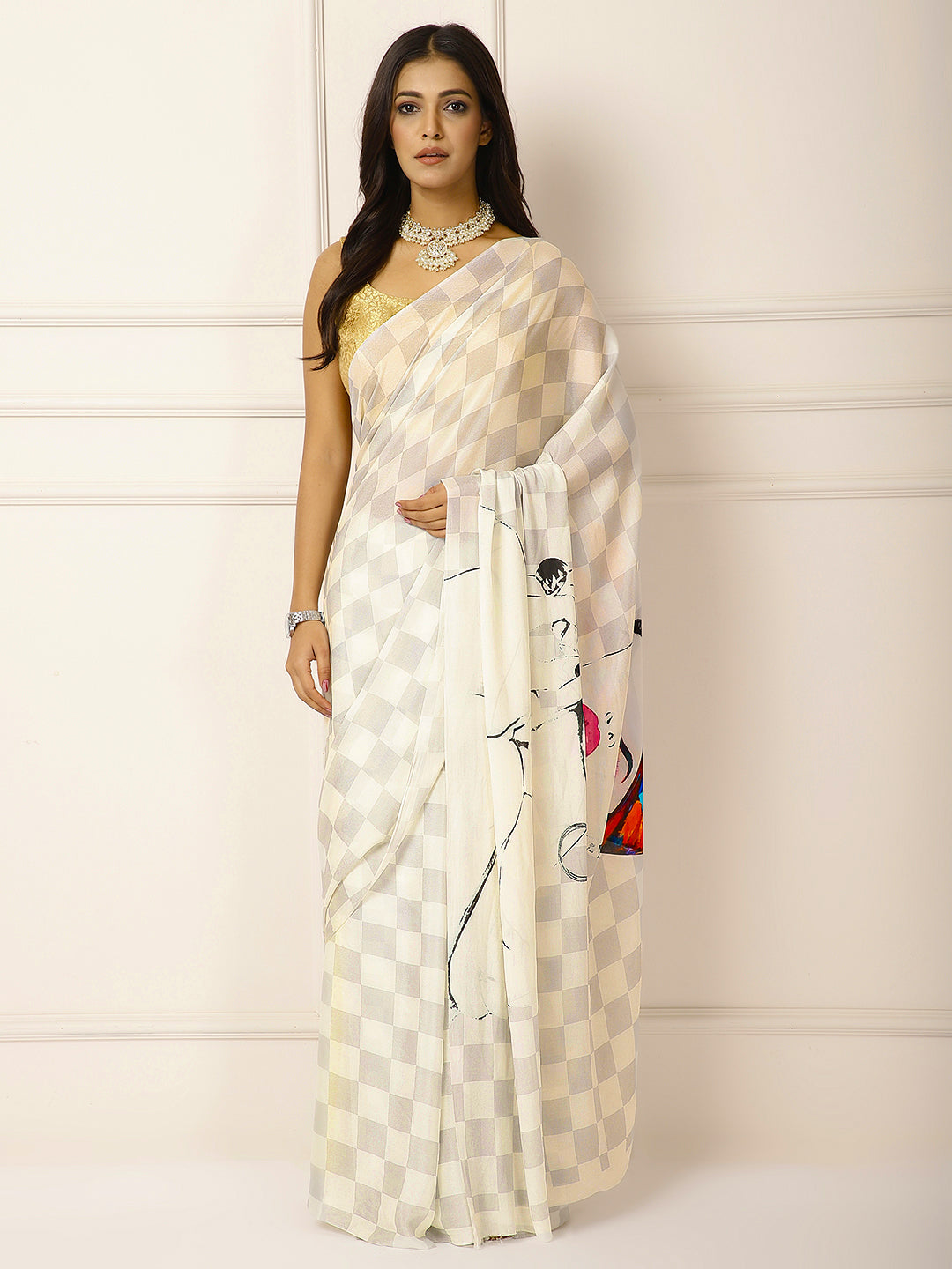 Turban of wisdom Saree