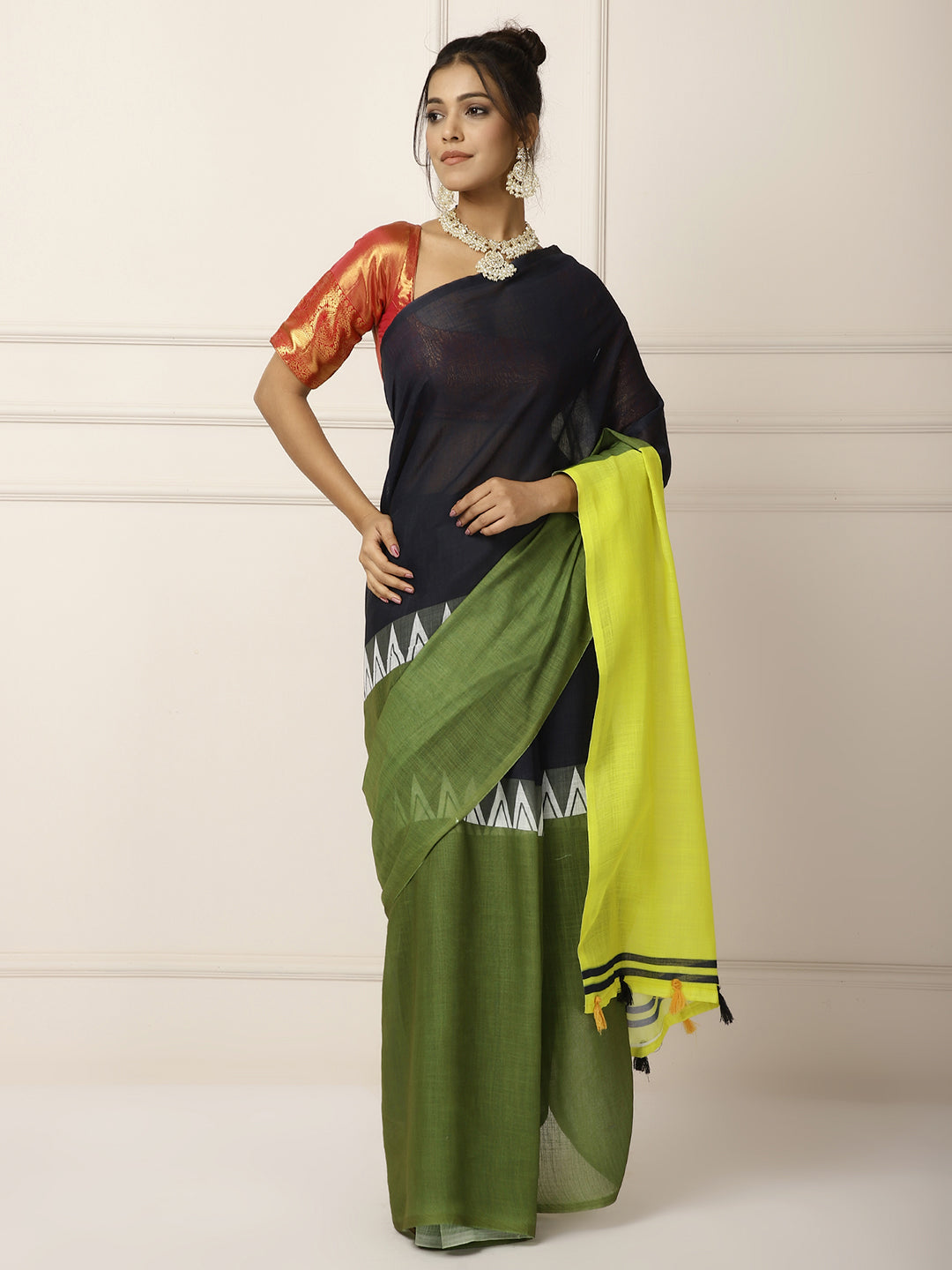 Linen Saree