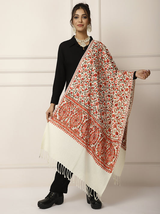 Pink, Red and Maroon Bagaan Stole