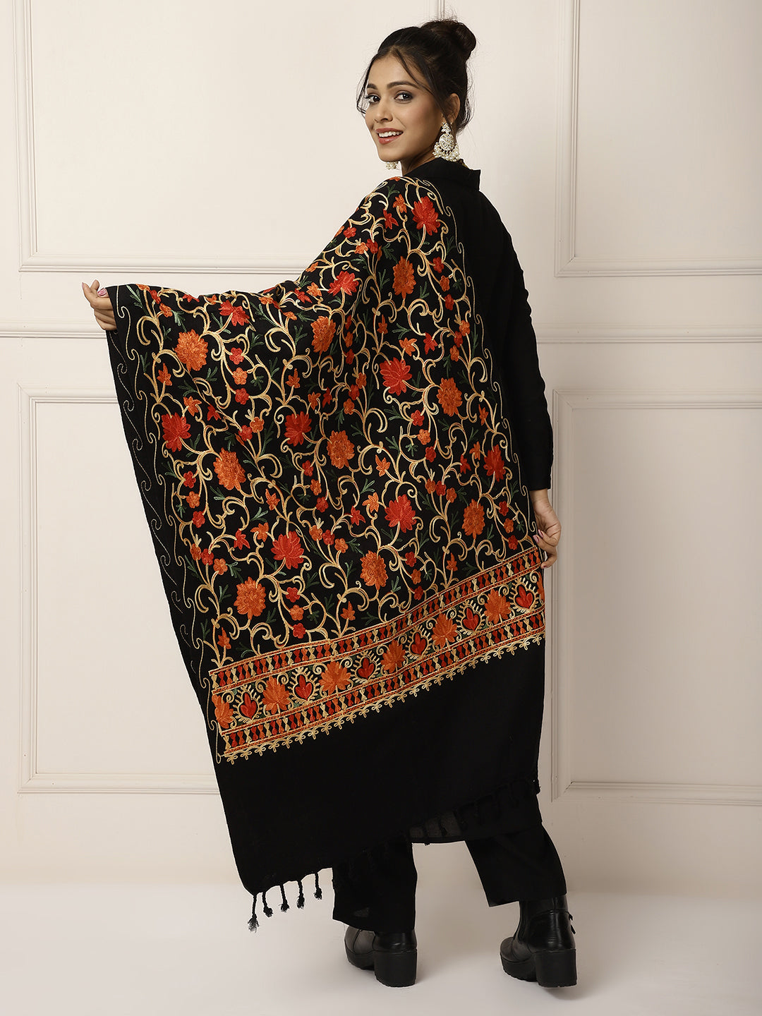 Orange and Green stole