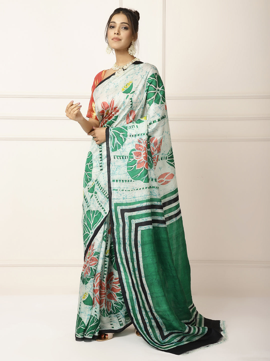 Pure Silk Designer Batik