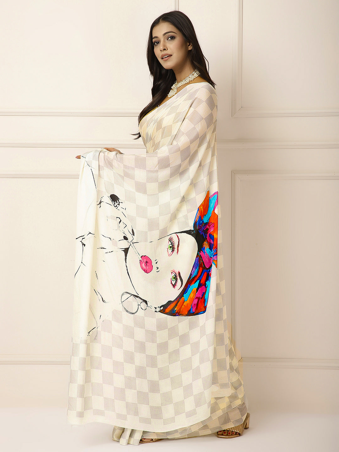 Turban of wisdom Saree