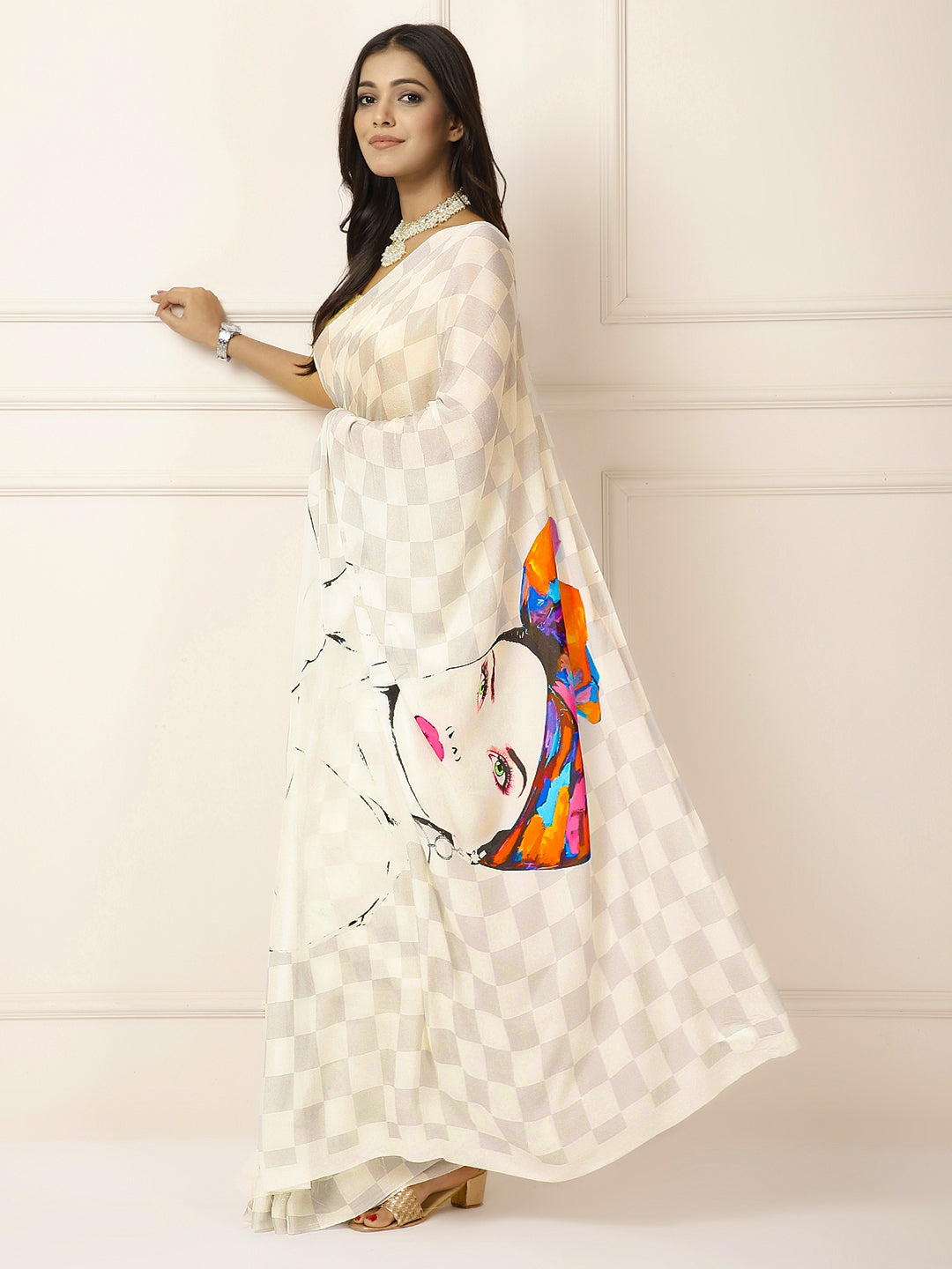 Turban of wisdom Saree