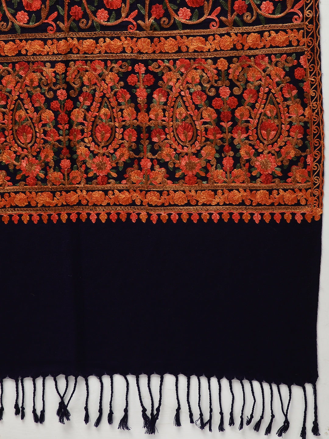 Orange, red and maroon Bagaan Stole