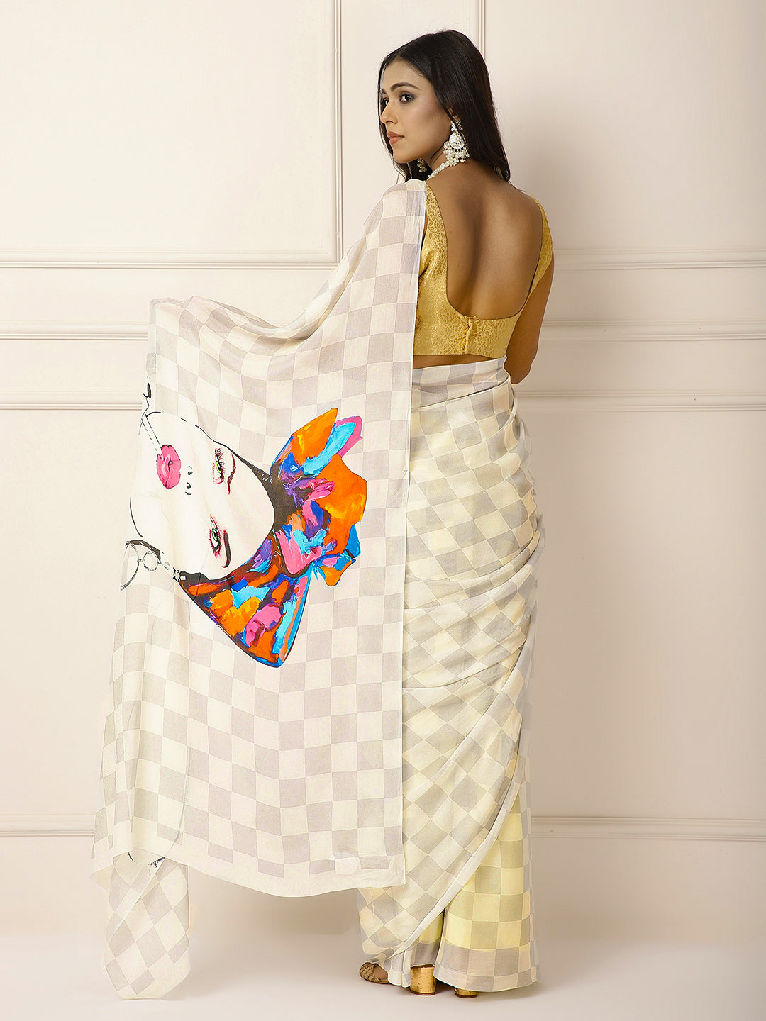 Turban of wisdom Saree