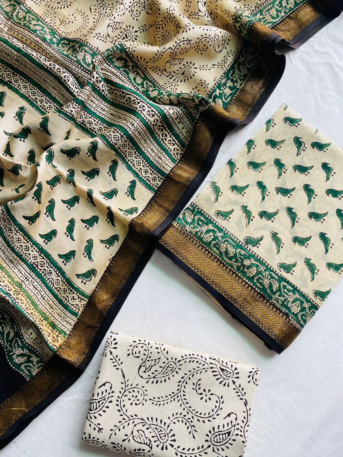 Maheshwari Suit Pieces