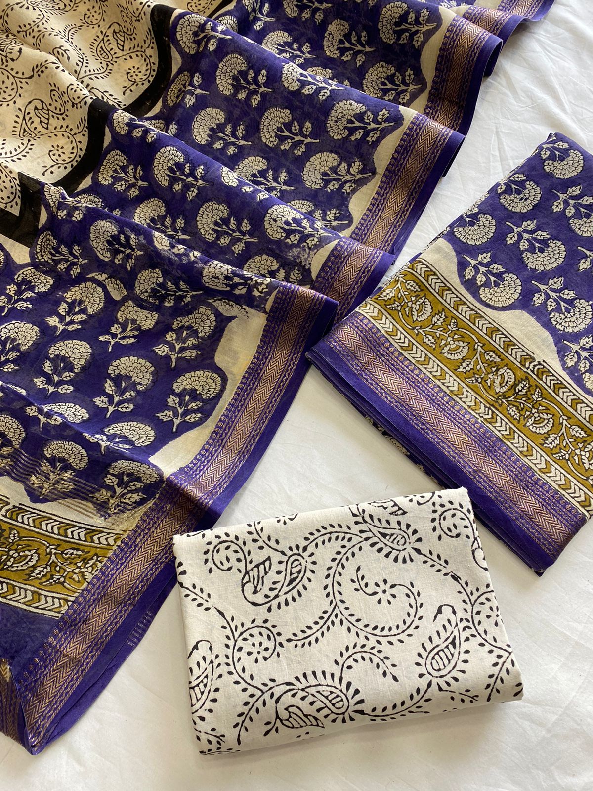 Maheshwari Suit Pieces