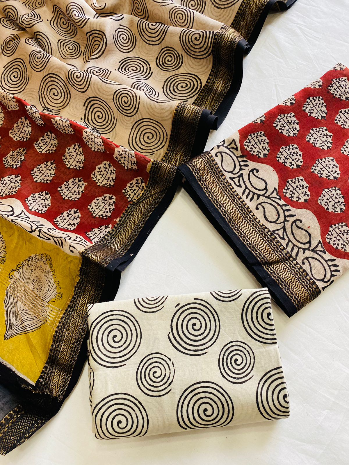 Maheshwari Suit Pieces