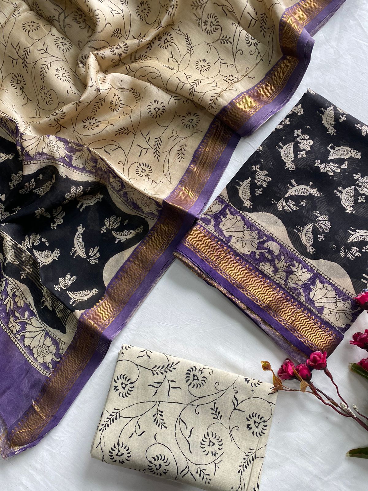 Maheshwari Suit Pieces