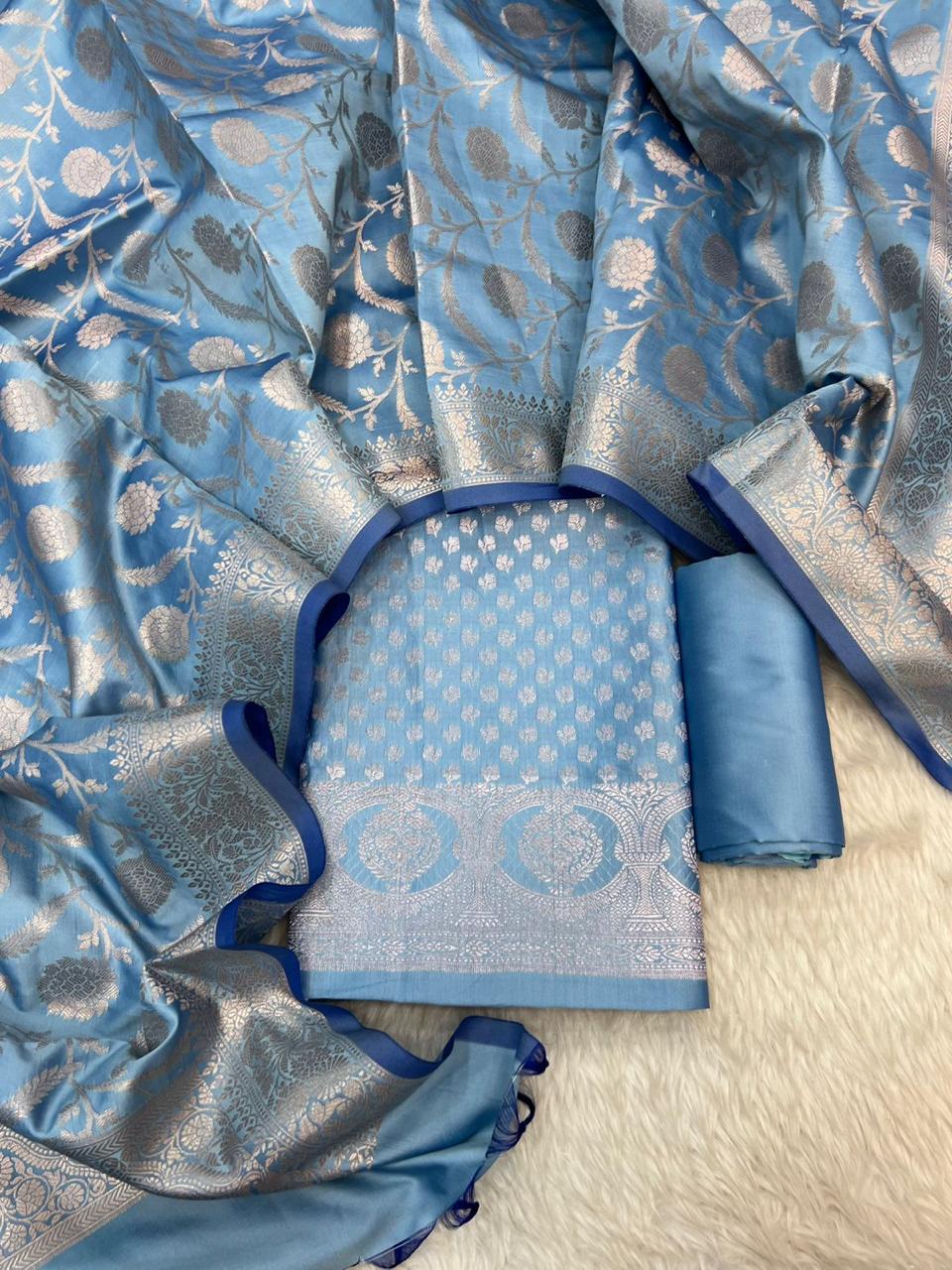 Benarasi Silk Suit Pieces