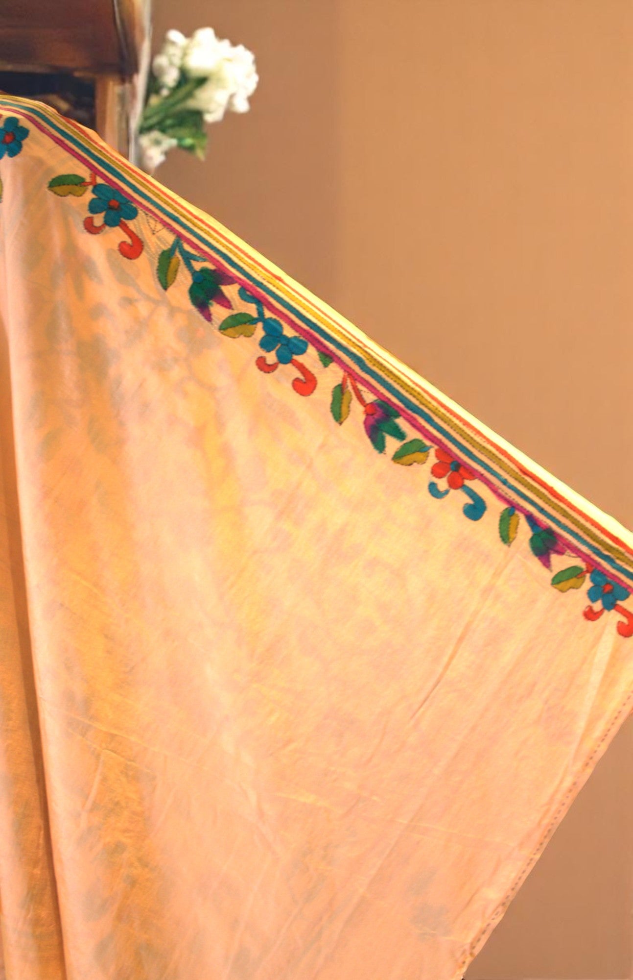 Kantha Stitch Saree