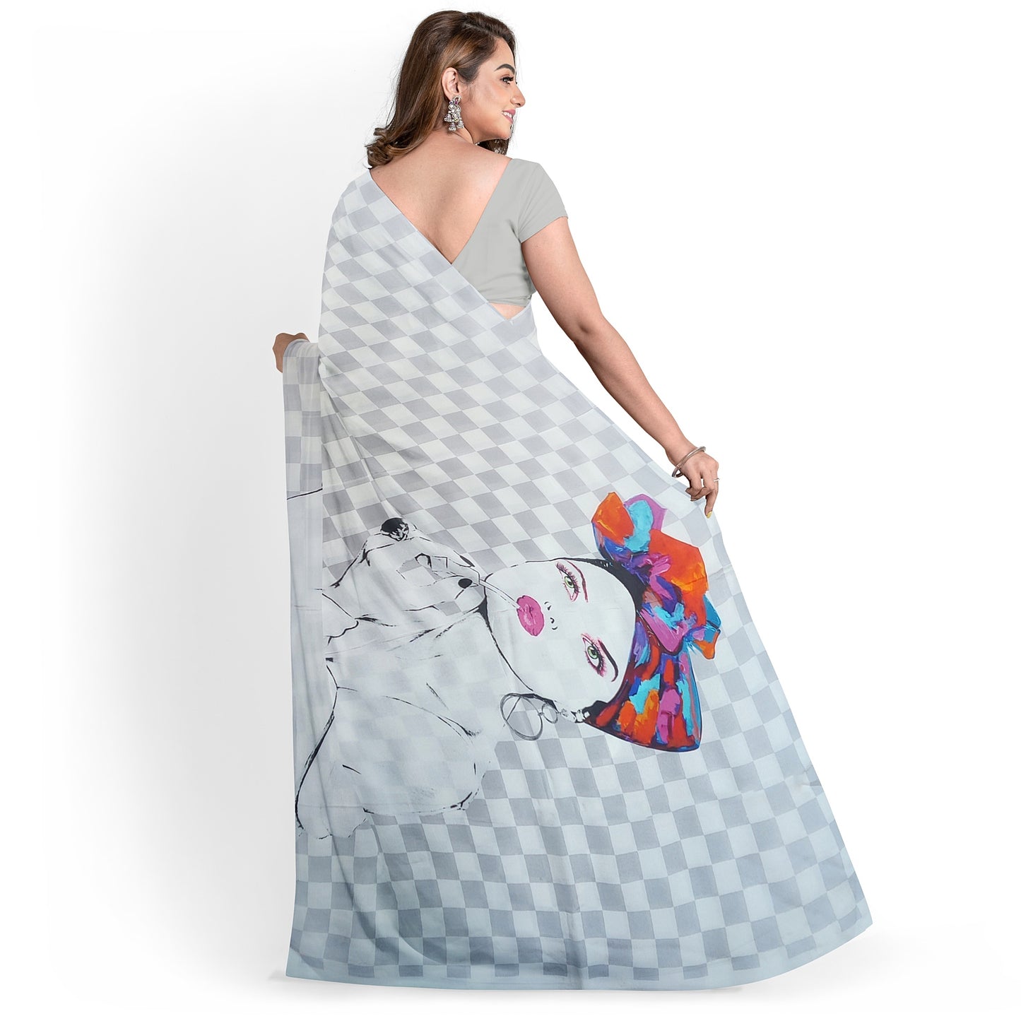 Turban of wisdom Saree