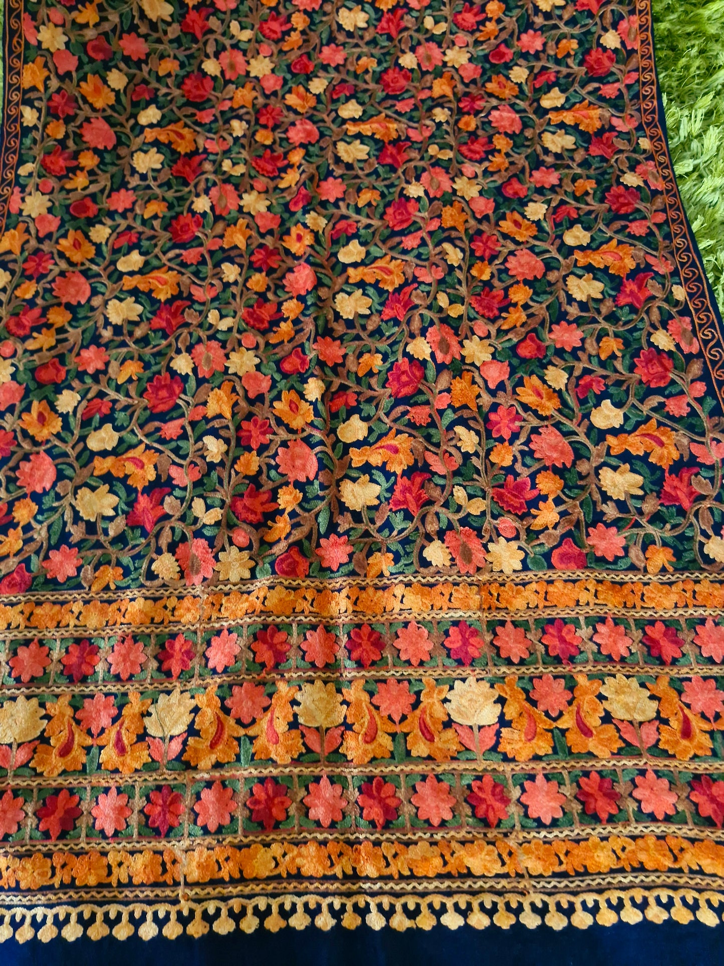 Maroon, red and Pink bagaan stole