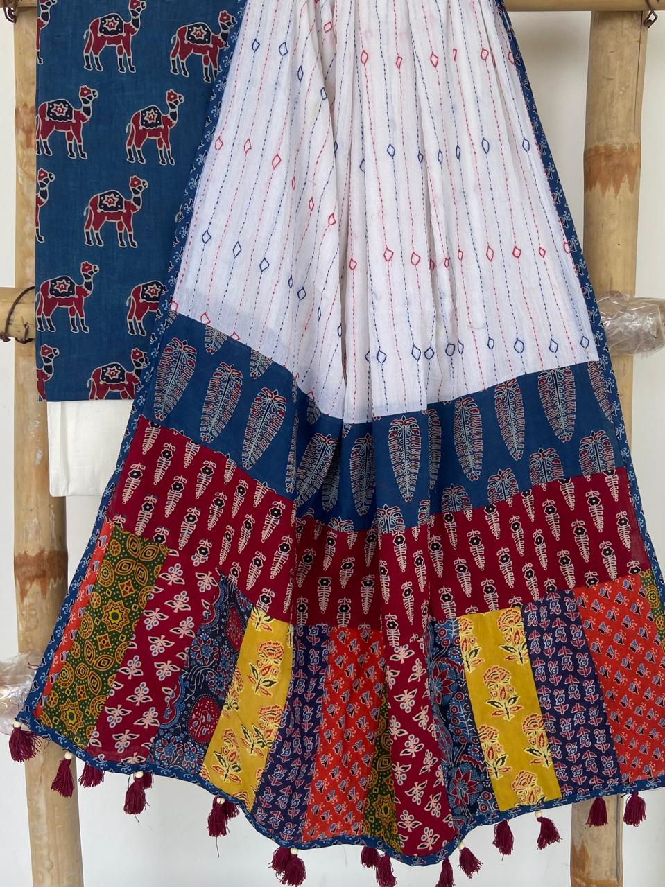 Blue Camels suit piece