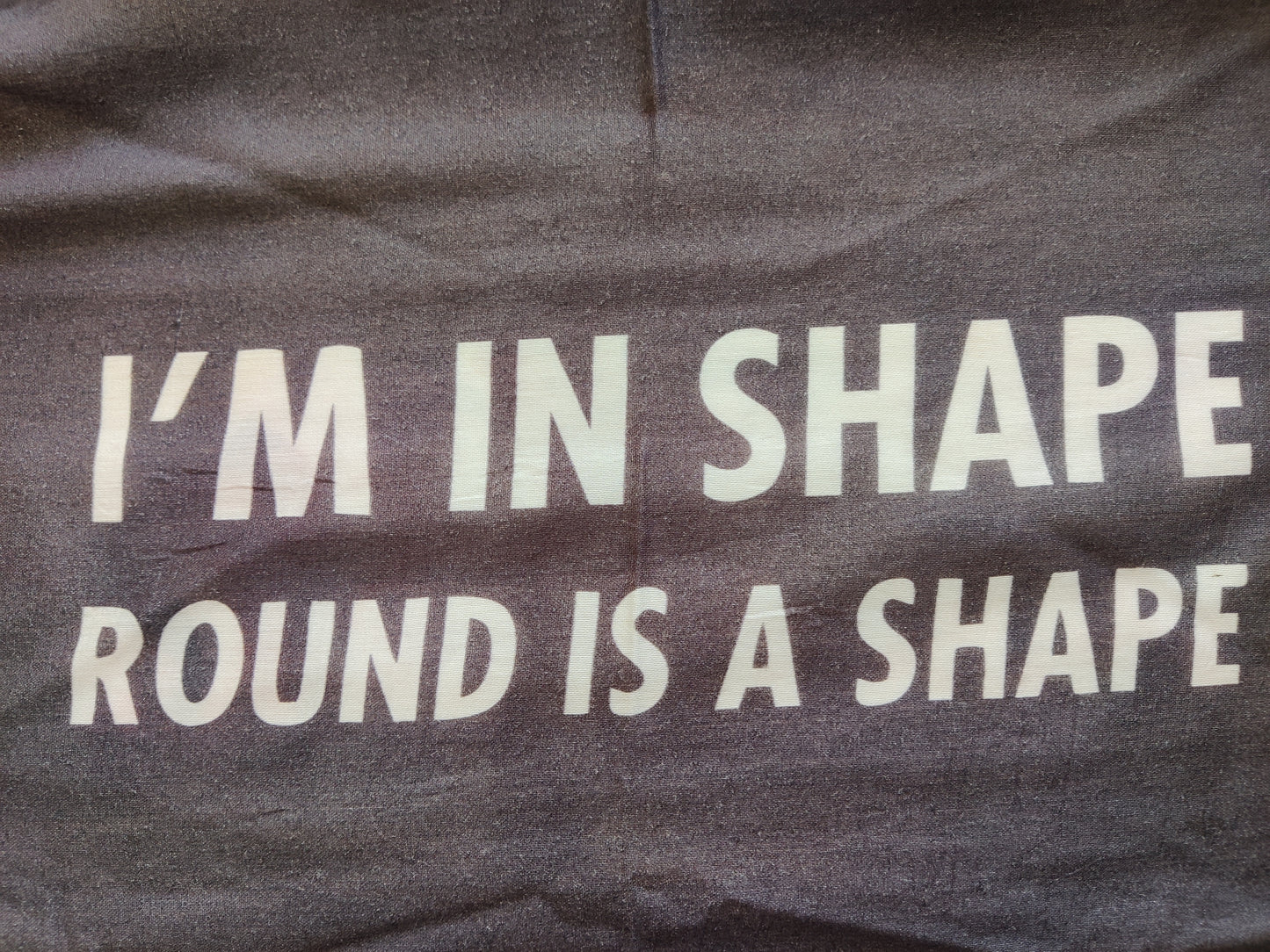 Attitude Saree- I am in shape, Round is a shape