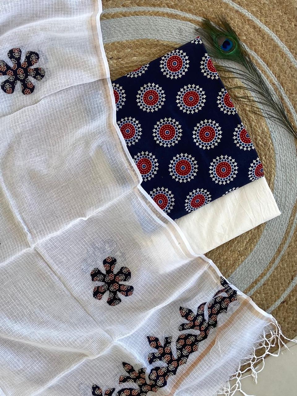 Applique Cotton Suit peices