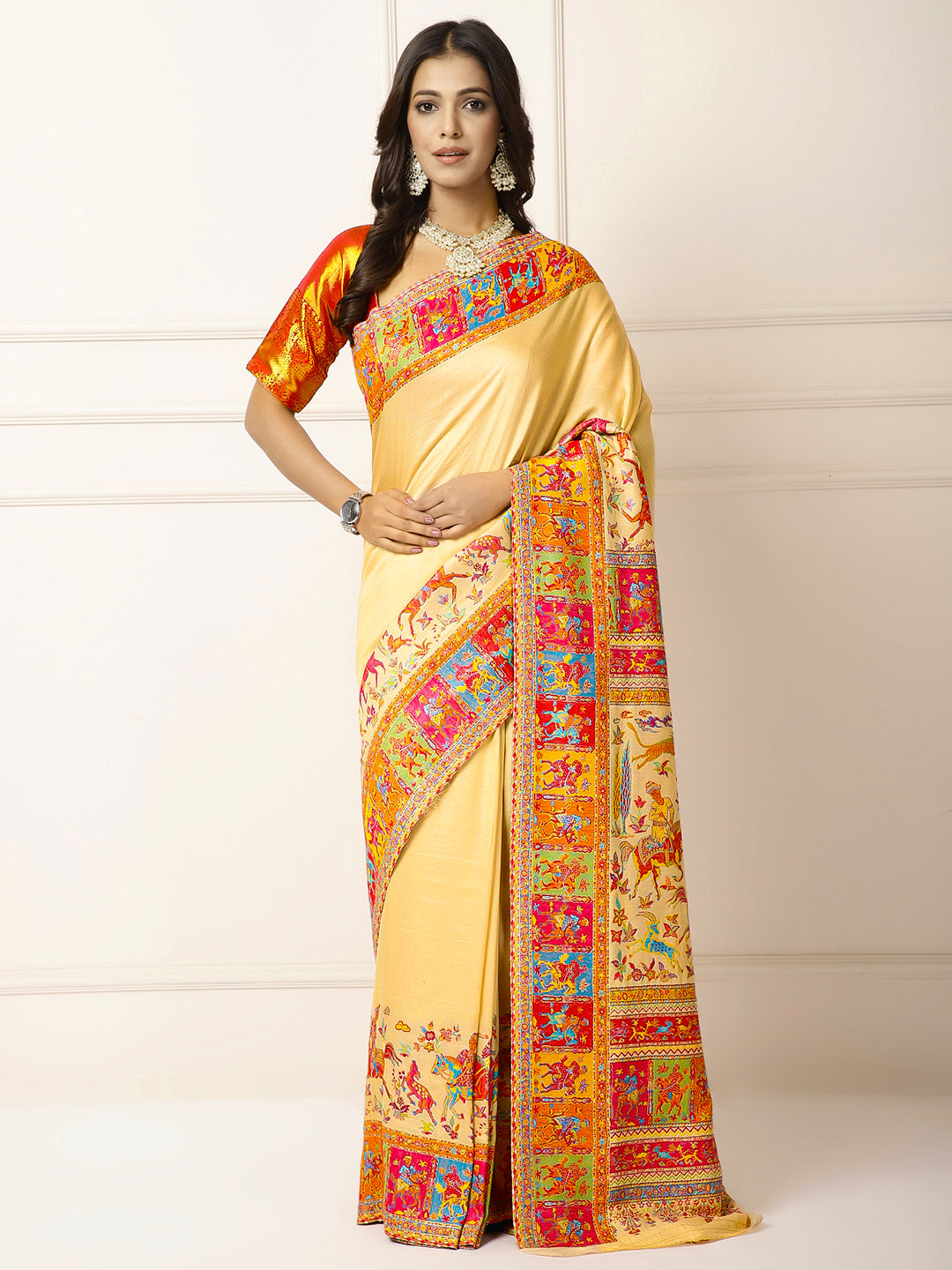 Kaani sarees-Shikargaha