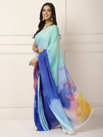 Holi hai ! Saree