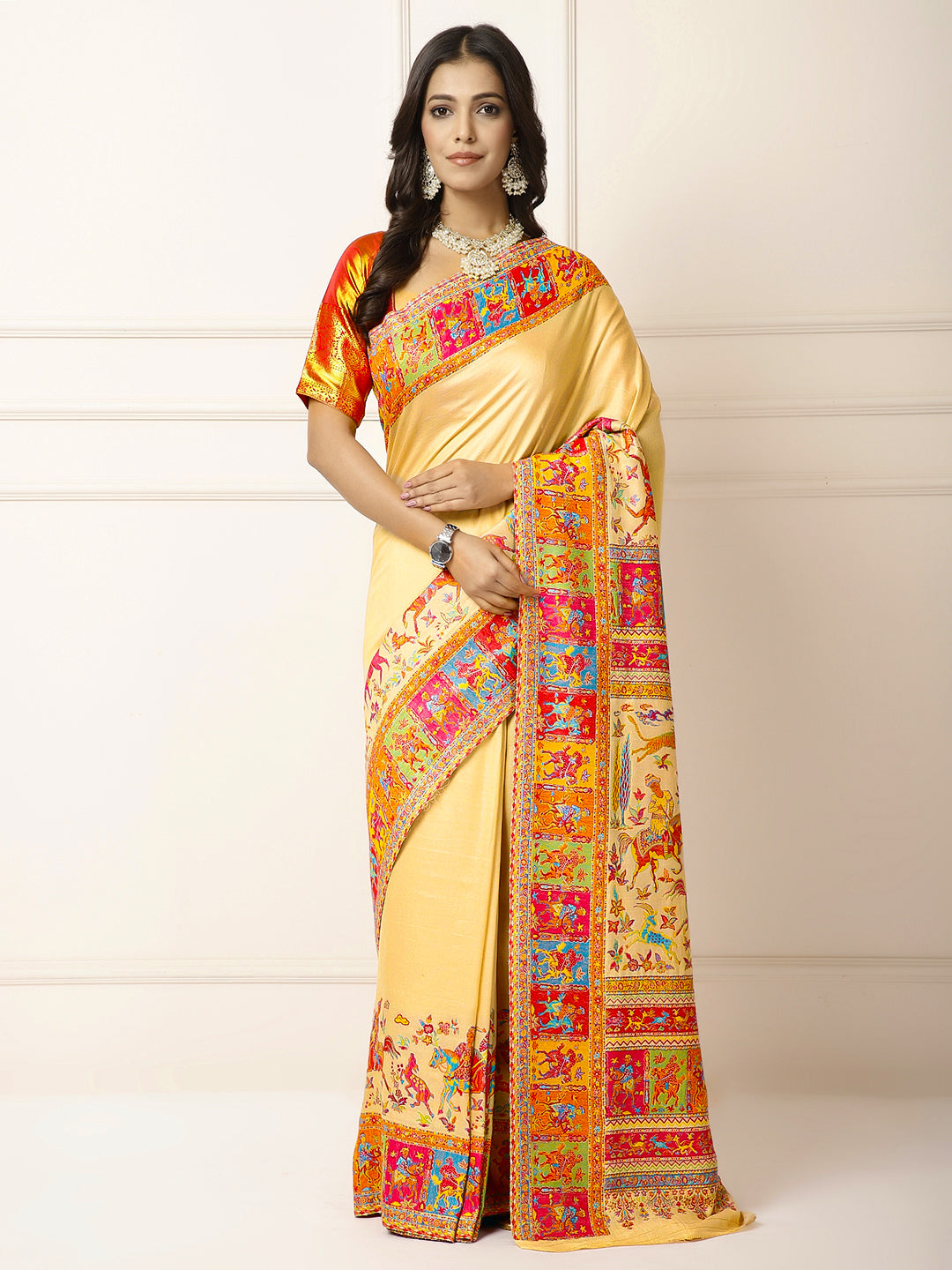 Kaani sarees-Shikargaha