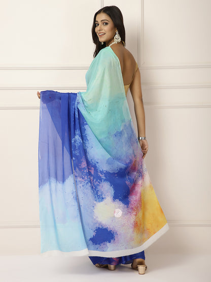 Holi hai ! Saree
