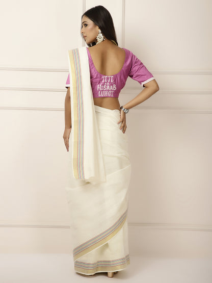 Attitude Saree- Pai Pai ka Hisaab Loongi