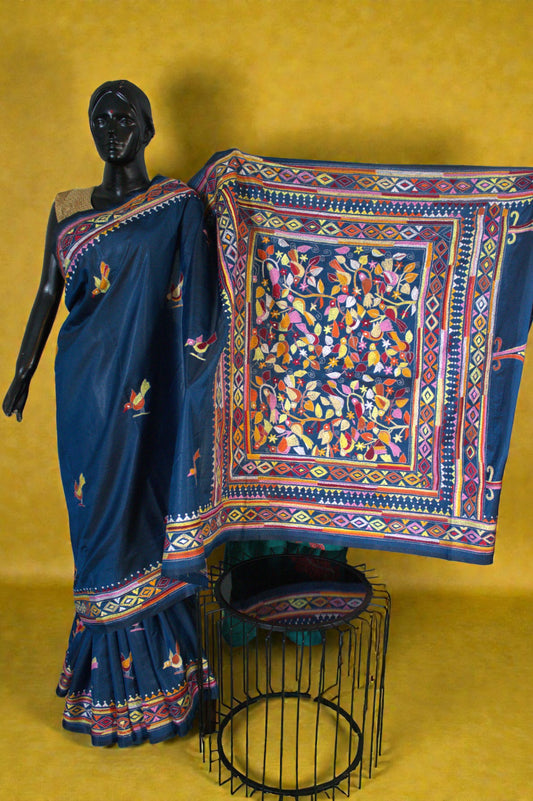 Hello Tweety Kantha Stitch