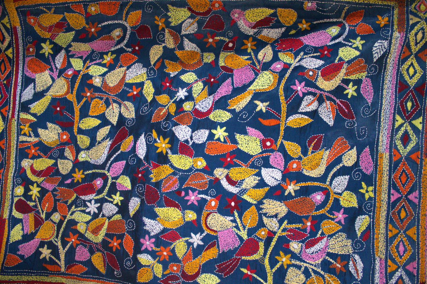 Hello Tweety Kantha Stitch