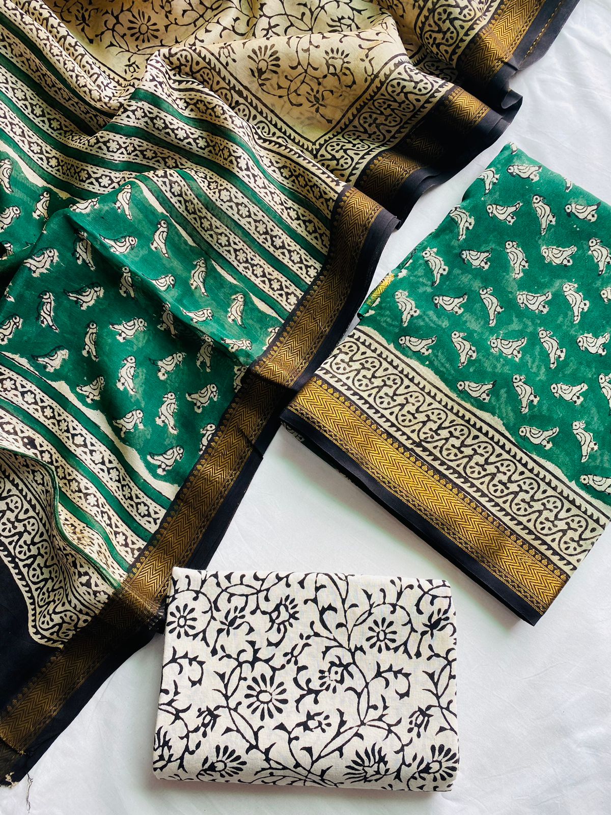 Maheshwari Suit Pieces