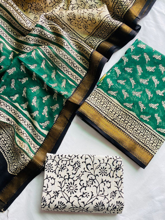 Maheshwari Suit Pieces