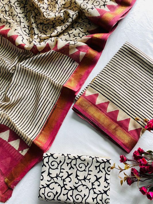Maheshwari Suit Pieces