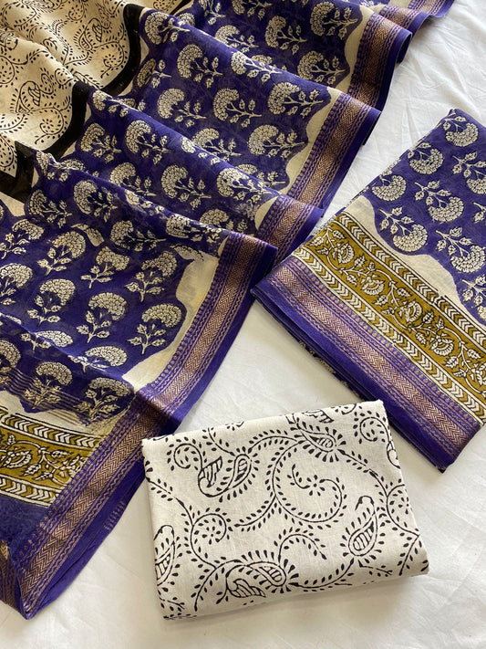 Maheshwari Suit Pieces