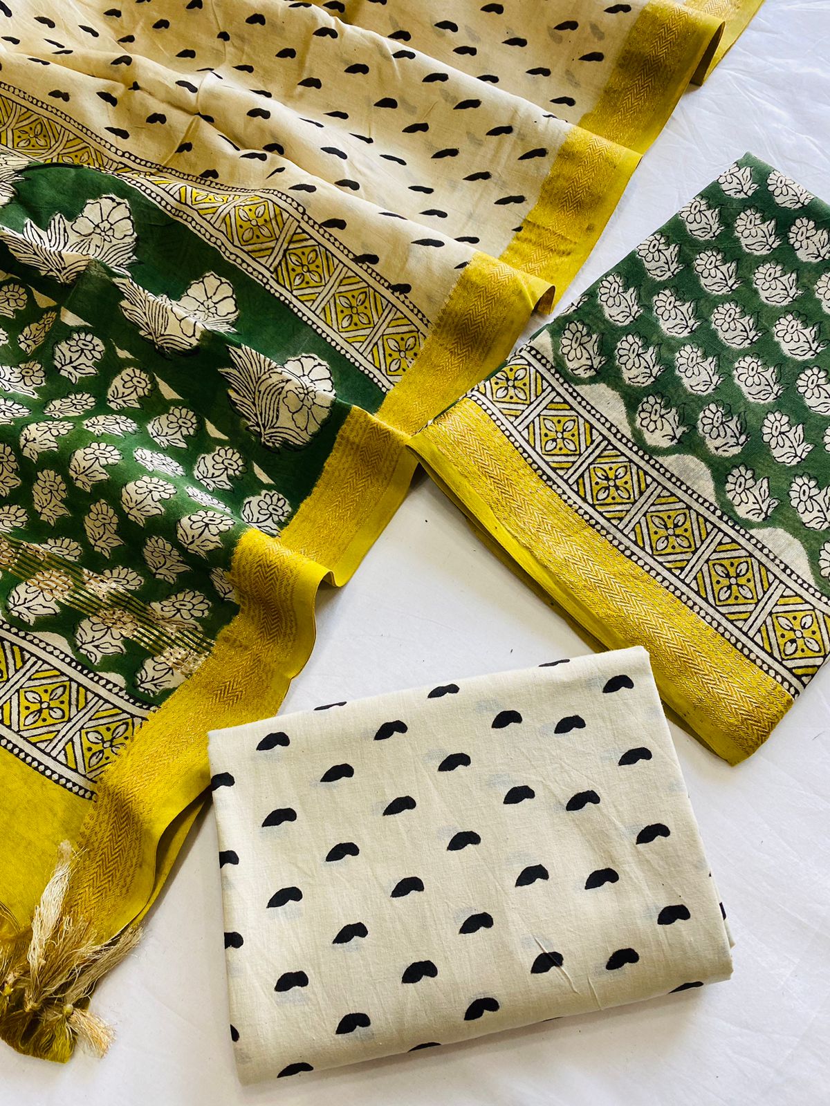 Maheshwari Suit Pieces