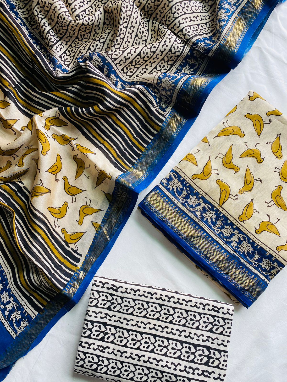 Maheshwari Suit Pieces