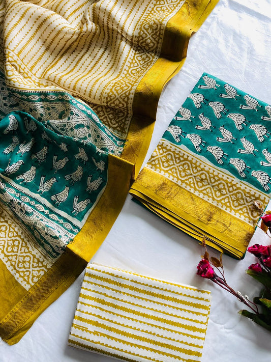 Maheshwari Suit Pieces