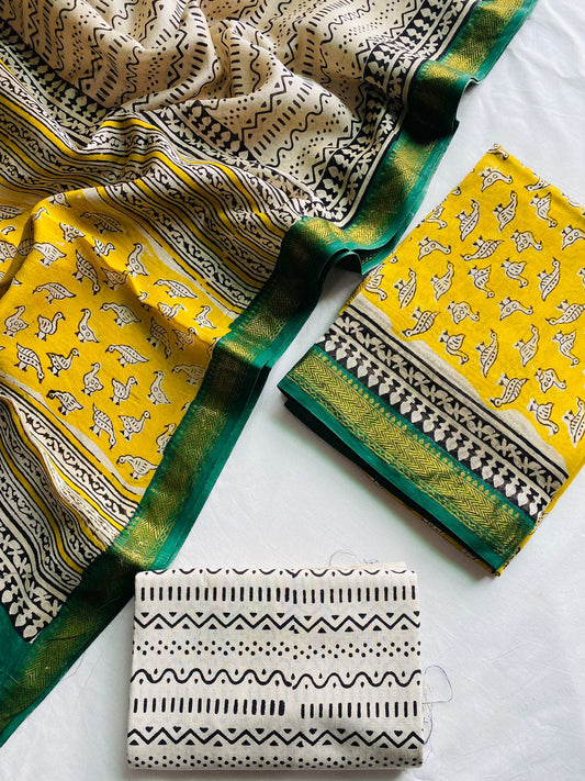 Maheshwari Suit Pieces