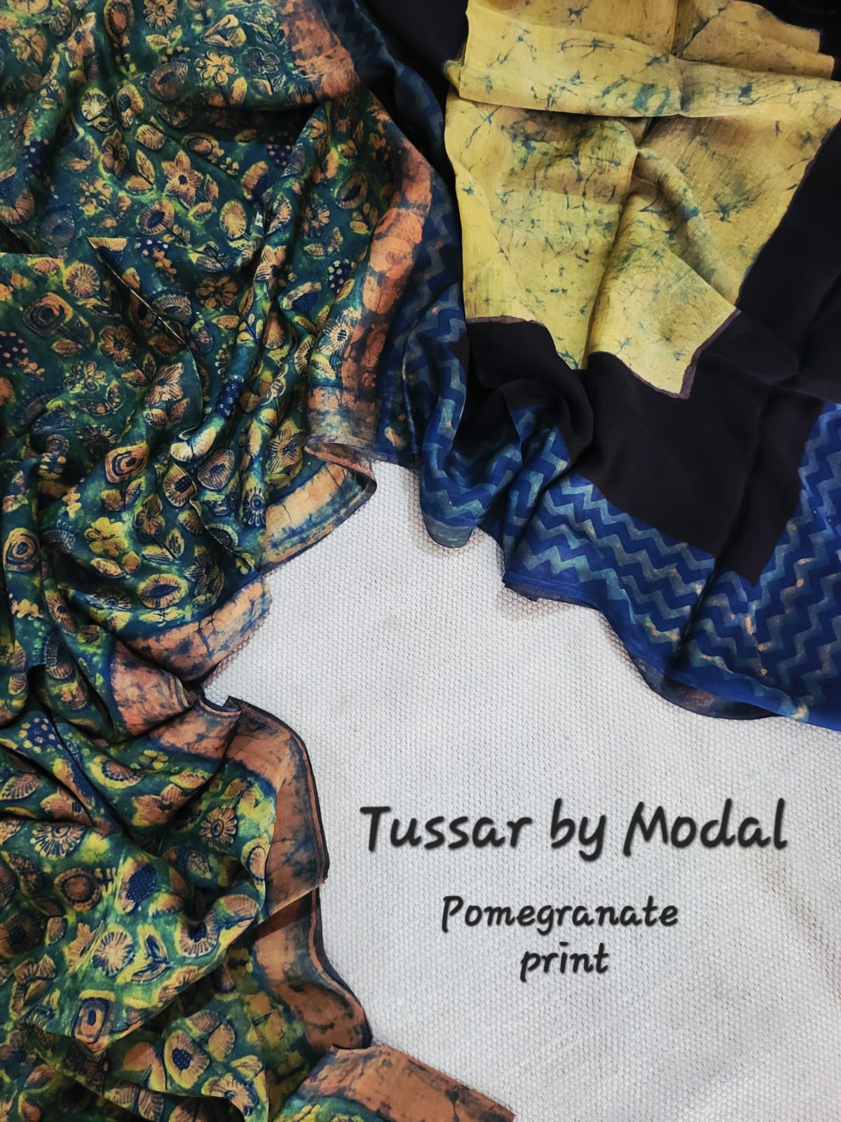 Tussar by modal Silk
