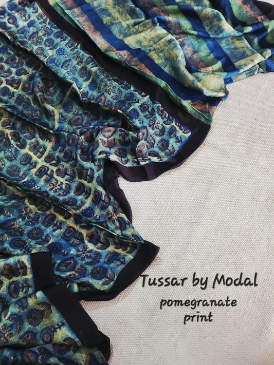 Tussar by modal Silk