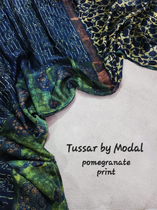 Tussar by modal Silk