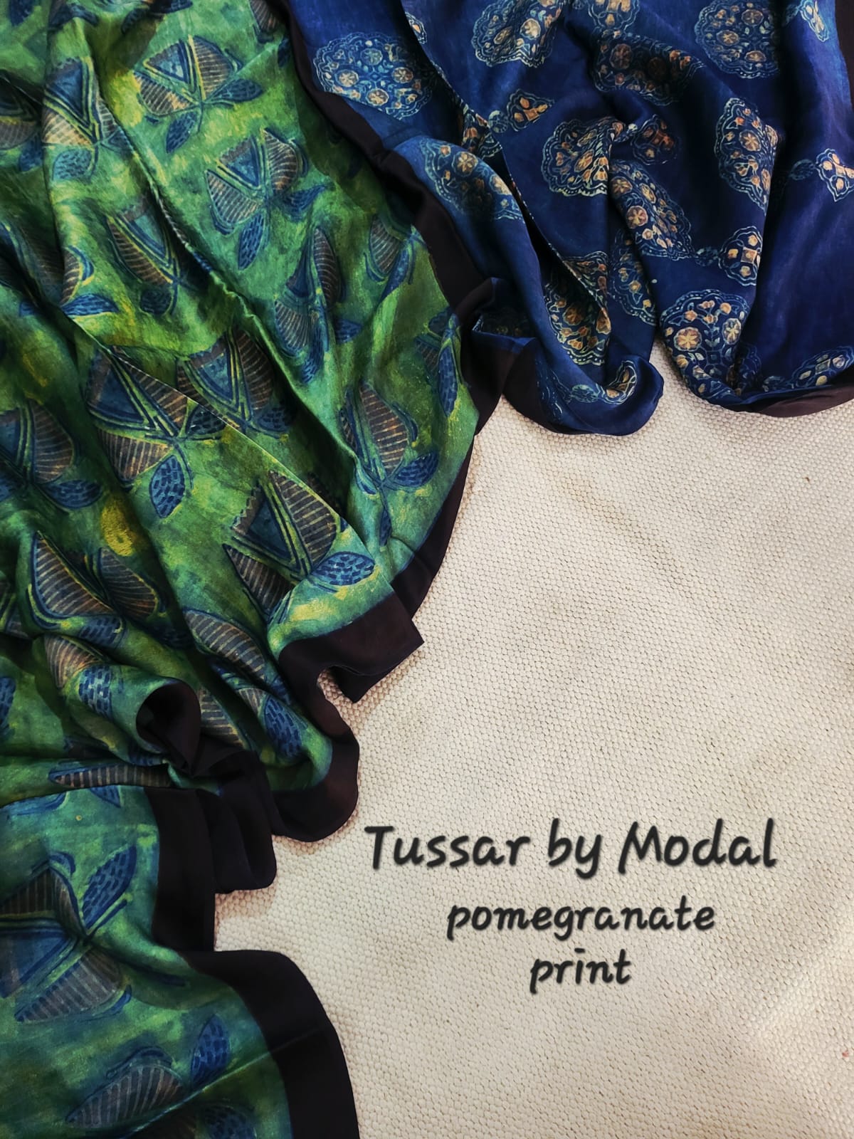 Tussar by modal Silk