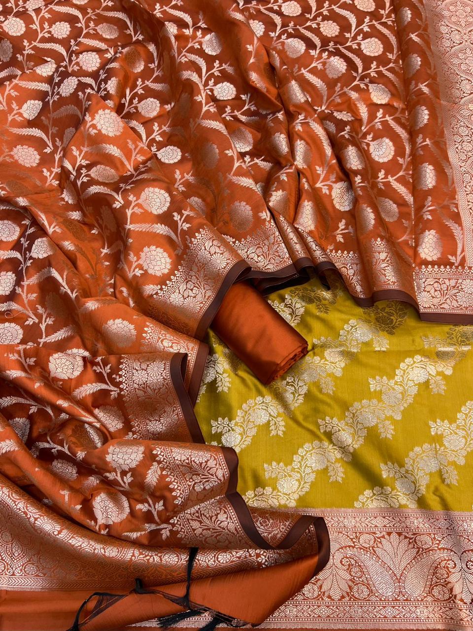 Benarasi Silk Suit Pieces