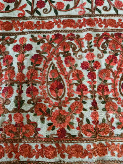 Pink, Red and Maroon Bagaan Stole